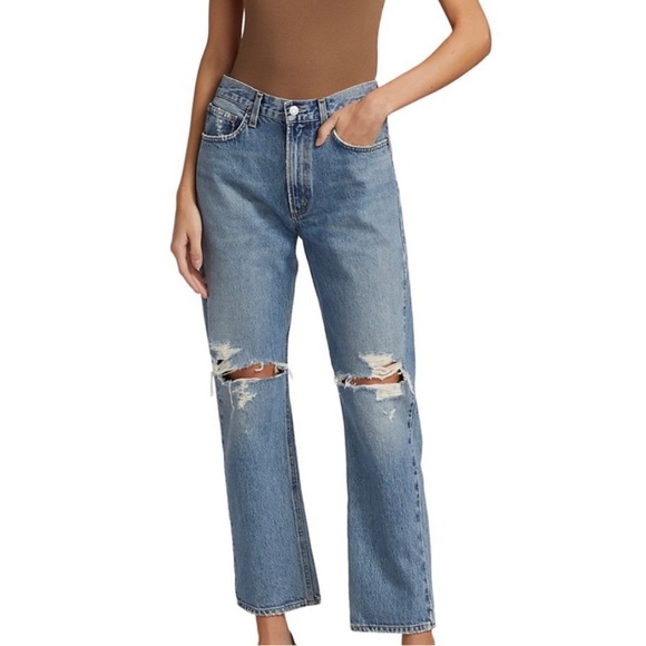 Agolde NWT Mia jeans in Rule mid rise - Picture 2 of 8